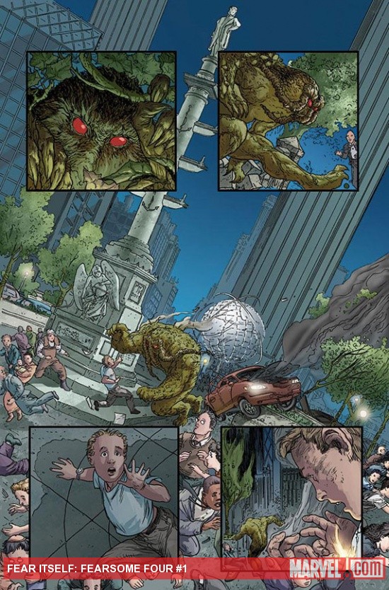 Fear Itself: Fearsome Four #1 preview art by Michael Kaluta