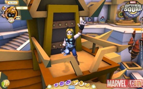 Screenshot of Ultimate Thor from Super Hero Squad Online