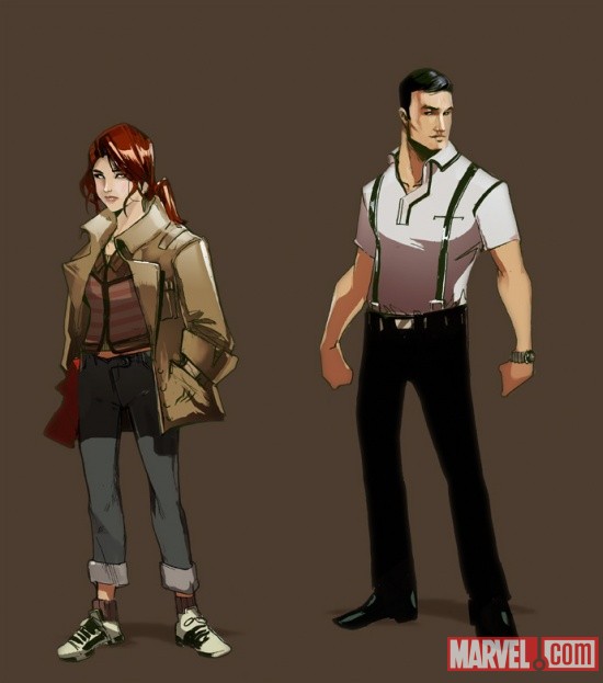 Route 666 design sketches by Peter Nguyen