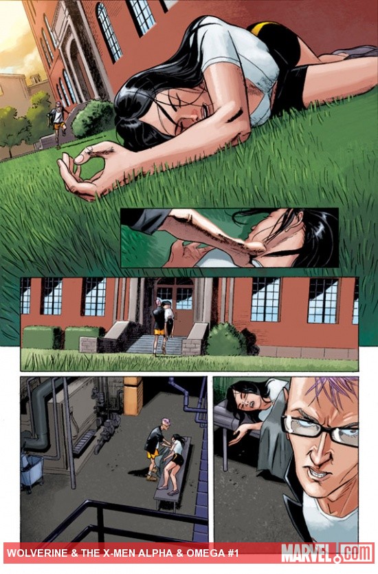 Wolverine & The X-Men: Alpha & Omega #1 preview art by Roland Boschi