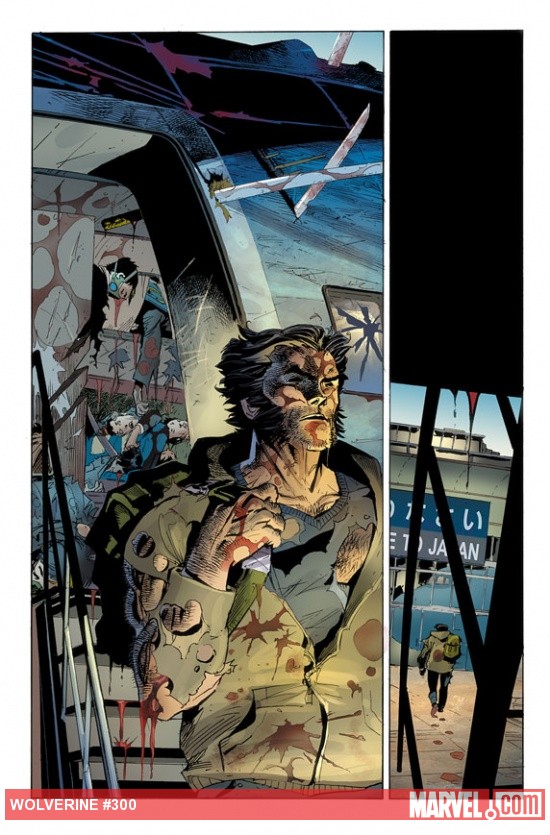 Wolverine #300 preview art by Adam Kubert