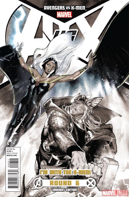 Avengers VS X-Men #6 Team X-Men variant cover by Olivier Coipel