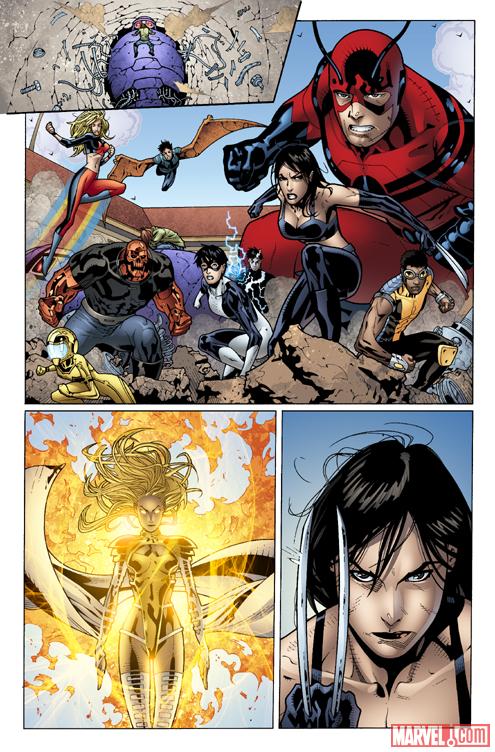 Avengers Academy #33 preview art by Timothy Green II