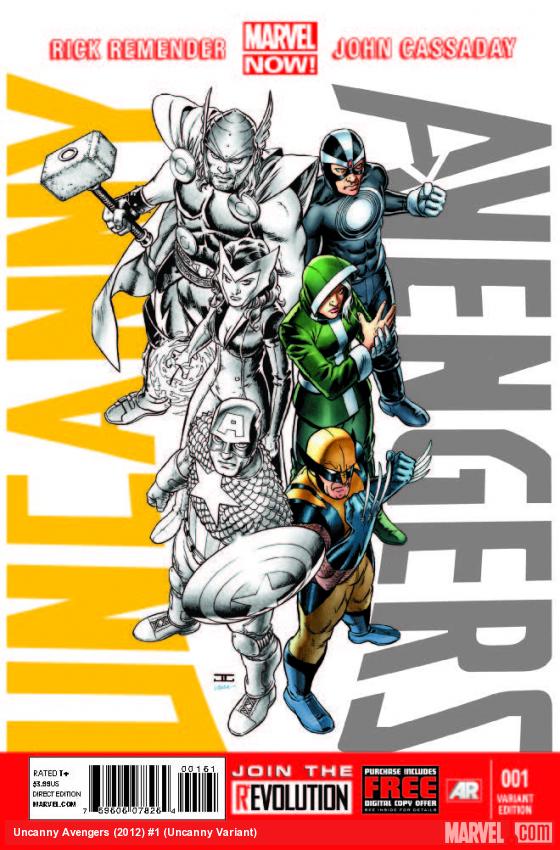 Uncanny Avengers (2012) #1 (Uncanny Variant)