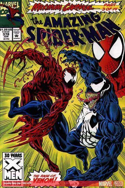 Amazing Spider-Man #378 cover by Mark Bagley