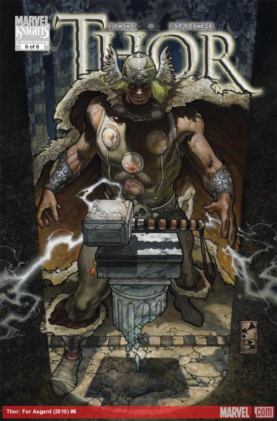 Thor: For Asgard (2010) #6 Cover
