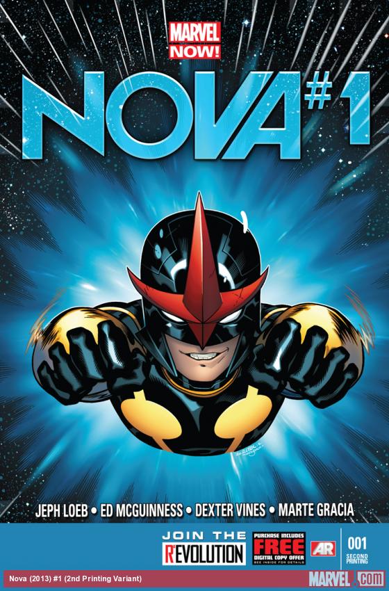 Nova (2013) #1 (2nd Printing Variant)