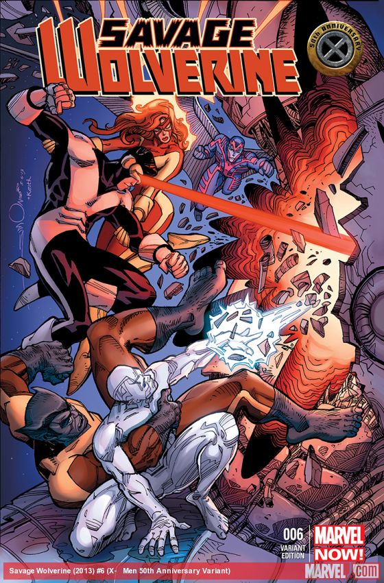 Savage Wolverine (2013) #6 (X-​Men 50th Anniversary Variant)
