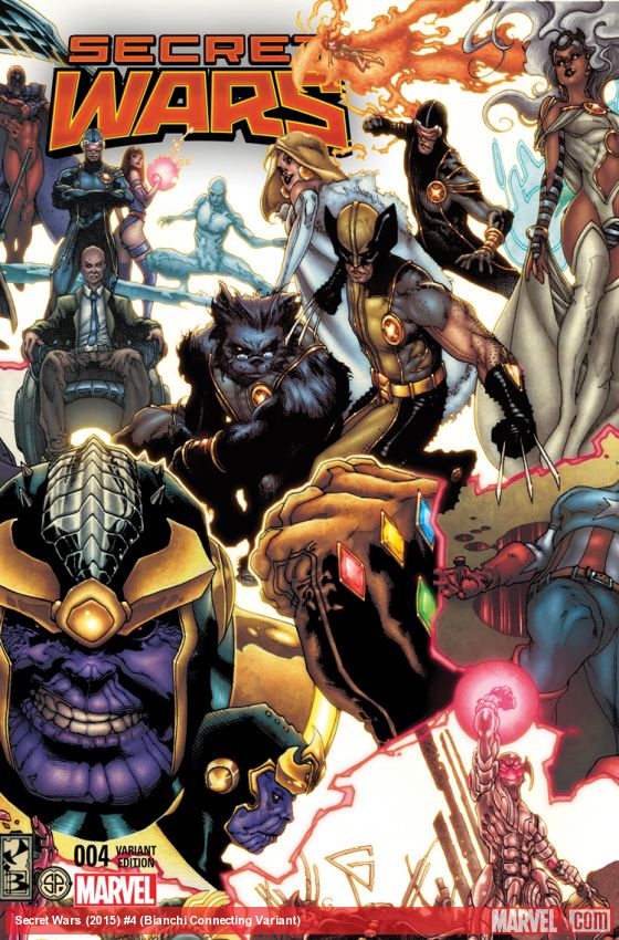 Secret Wars (2015) #4 (Bianchi Connecting Variant)