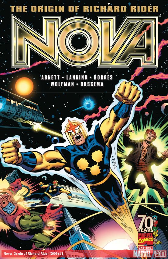NOVA: ORIGIN OF RICHARD RIDER 1 (2009) #1