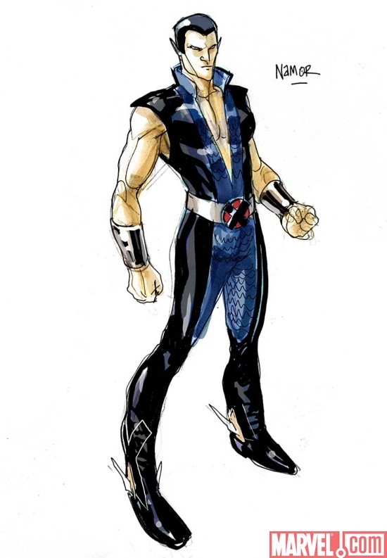 Namor sketch by Terry Dodson