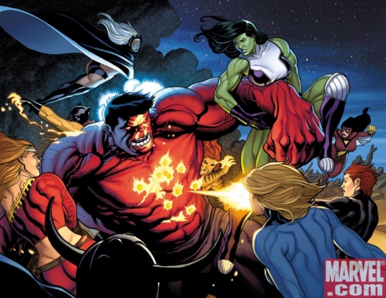 HULK #9 preview art by Frank Cho