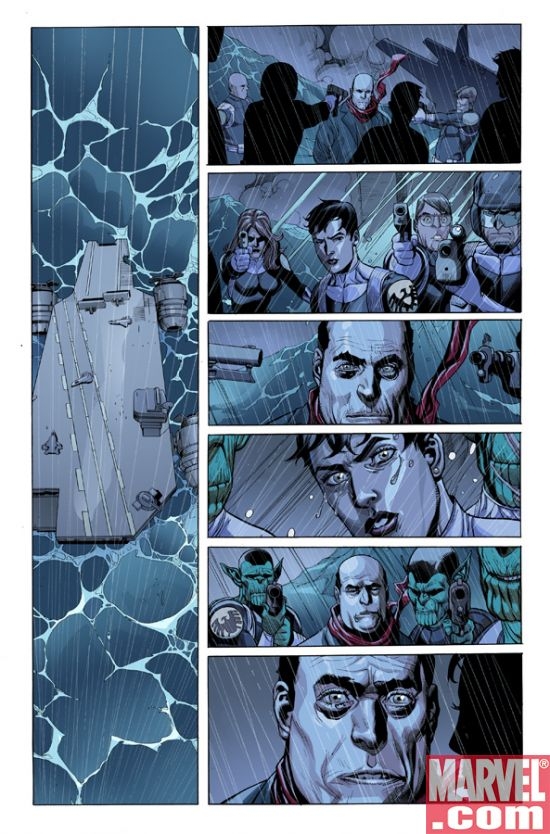 SECRET INVASION #4 preview art by Leinil Francis Yu
