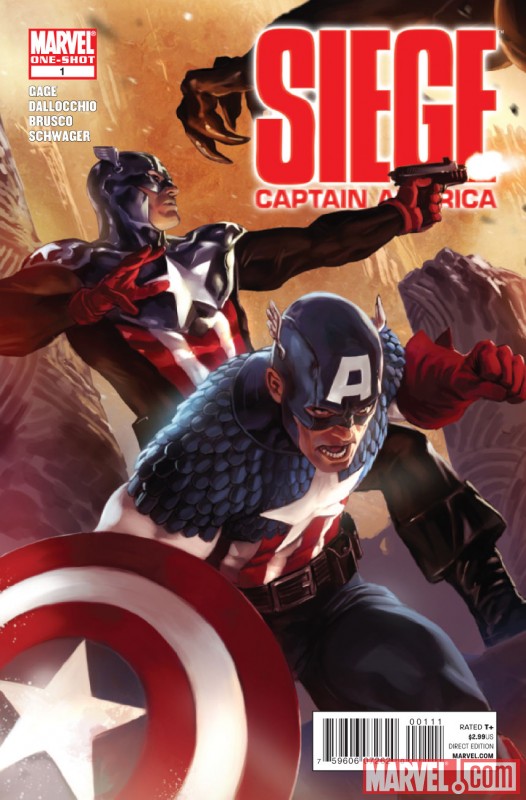 SIEGE: CAPTAIN AMERICA #1 cover by Marko Djurdjevic