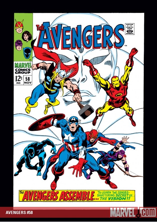 AVENGERS #58 COVER