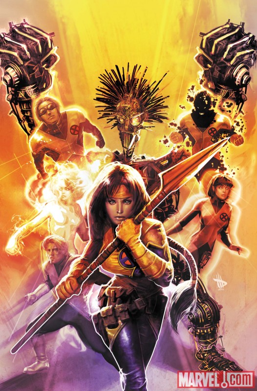 NEW MUTANTS #15 cover by Dave Wilkins
