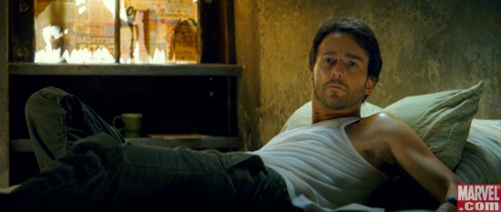 Edward Norton as Dr. Bruce Banner