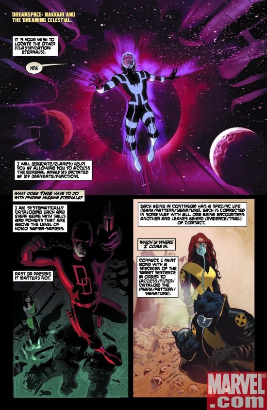 ETERNALS #1 Interior Art