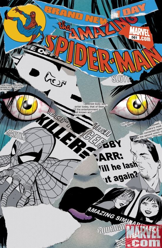 AMAZING SPIDER-MAN #561 cover by Marcos Martin