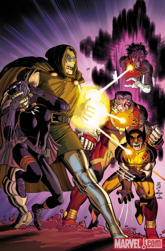 Image Featuring Colossus, Doctor Doom, Nightcrawler, Wolverine