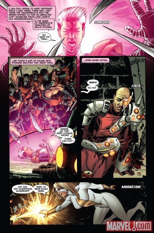 THUNDERBOLTS #149 preview page by Declan Shalvey