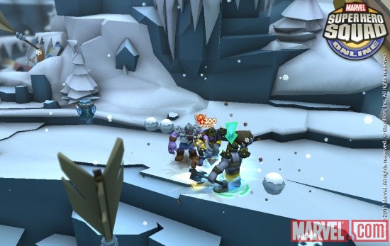 Screenshot of Ultimate Thor from Super Hero Squad Online