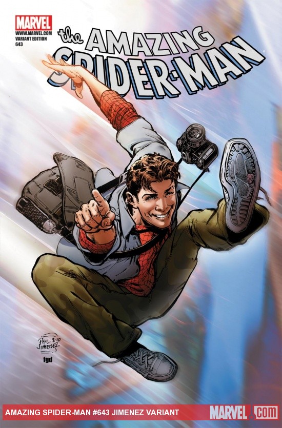 Amazing Spider-Man (1999) #643, JIMENEZ VARIANT