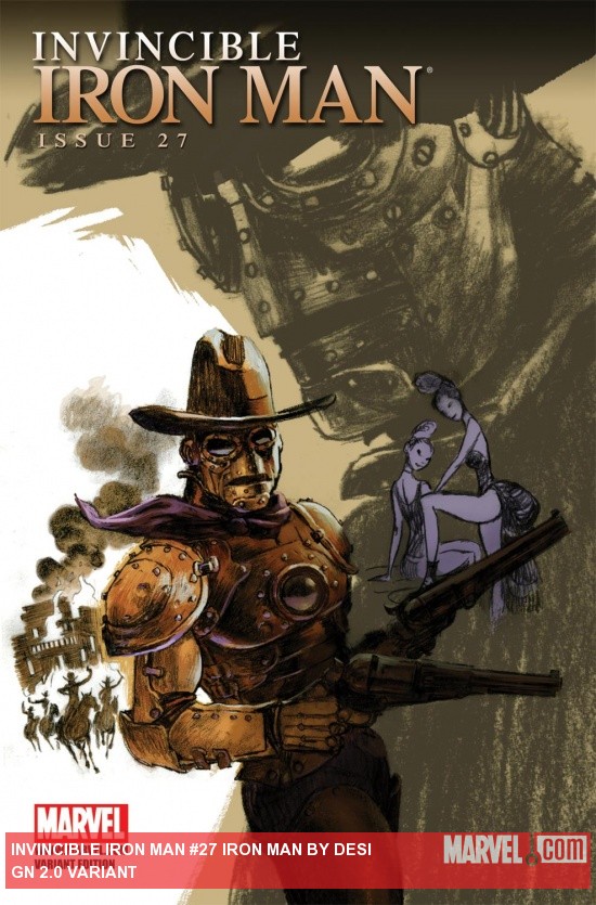 Invincible Iron Man (2008) #27, IRON MAN BY DESIGN 2.0 VARIANT