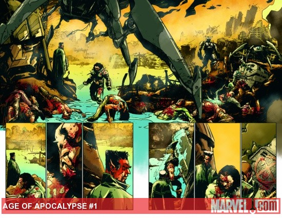 Age of Apocaylpse #1 preview art by Roberto De La Torre