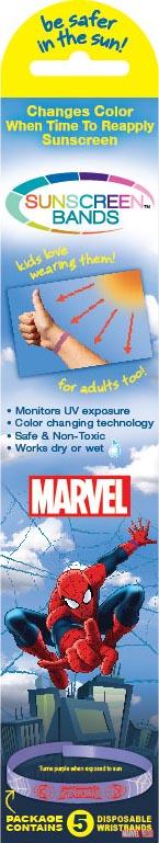 Marvel UV Sunscreen Bands Spring Into Action