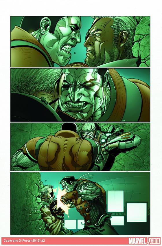 Cable & X-Force #2 preview art by Salvador Larroca