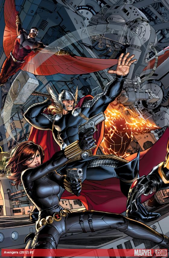 Avengers (2012) #2 cover by Dustin Weaver