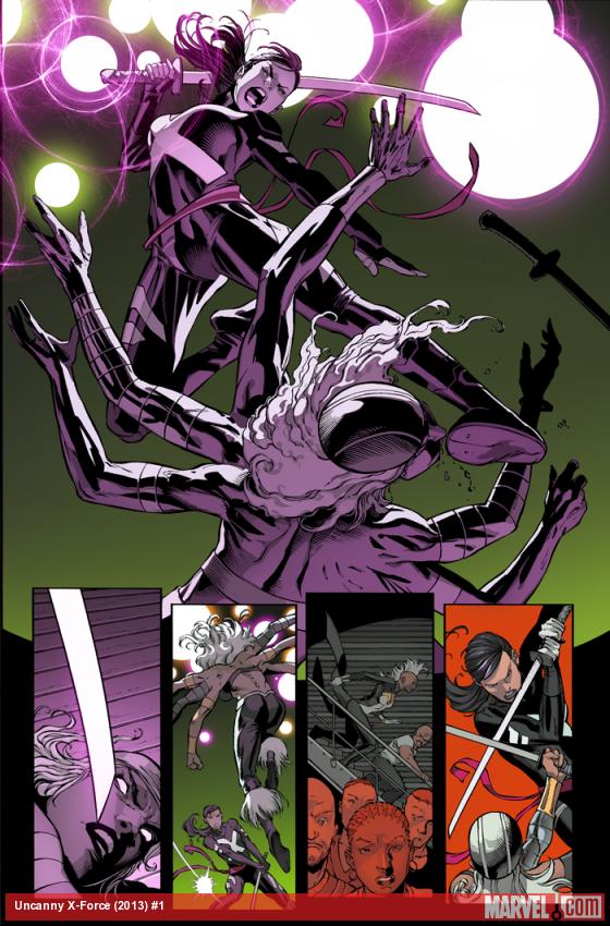 Uncanny X-Force (2013) #1 preview art by Ron Garney