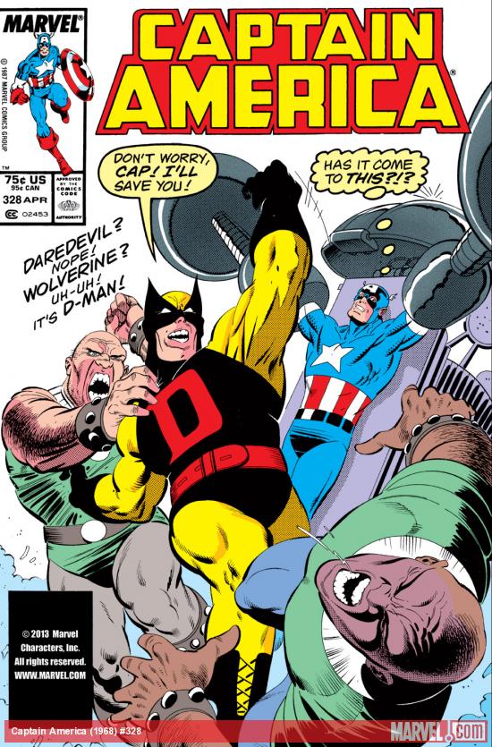 Captain America (1968) #328 Cover