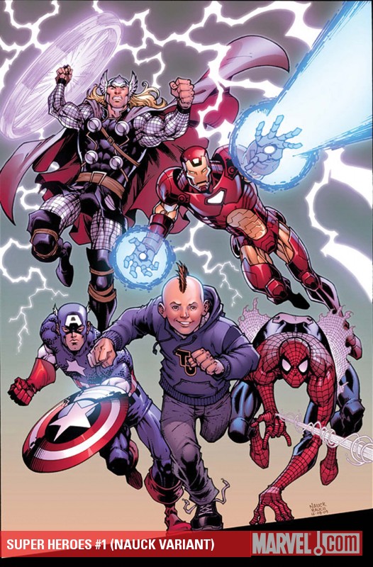 Marvel Adventures Super Heroes (2010) #1 (NAUCK VARIANT)