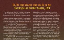 DOCTOR VOODOO: THE ORIGIN OF JERICHO DRUMM ONE-SHOT (2009)