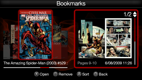 Digital Comic Bookmark