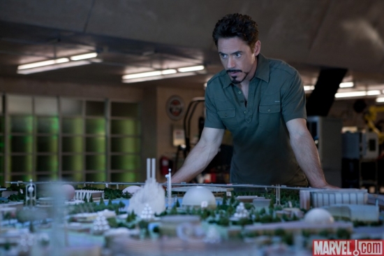 Tony Stark deep in thought.