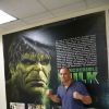 Posing with Hulk