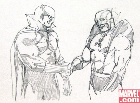 Black Panther and Yellowjacket