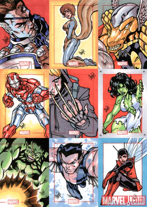 Marvel 70th Anniversary sketch card by Daniel Campos