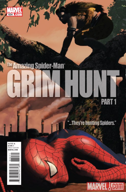 AMAZING SPIDER-MAN #634 50/50 cover by Mike Fyles