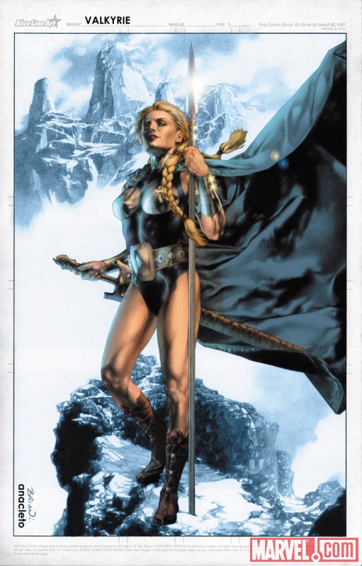 VALKYRIE #1 cover by Jay Anacleto