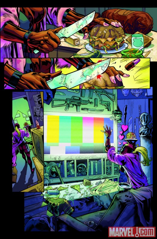 LADY DEADPOOL #1 preview by Kenneth Lashley 1
