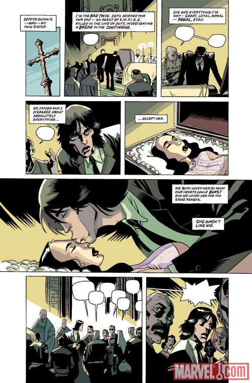 CASANOVA #1 preview art by Gabriel Ba