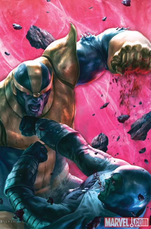THE THANOS IMPERATIVE #4 cover by Aleksi Briclot