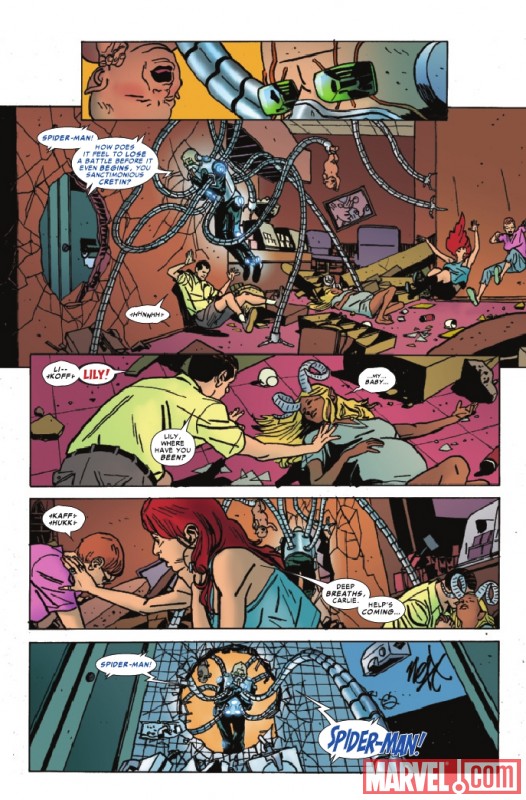AMAZING SPIDER-MAN #643 preview page by Paul Azaceta