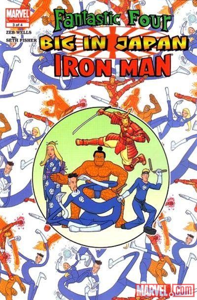 Image Featuring Fantastic Four, Human Torch, Invisible Woman, Iron Man, Mr. Fantastic