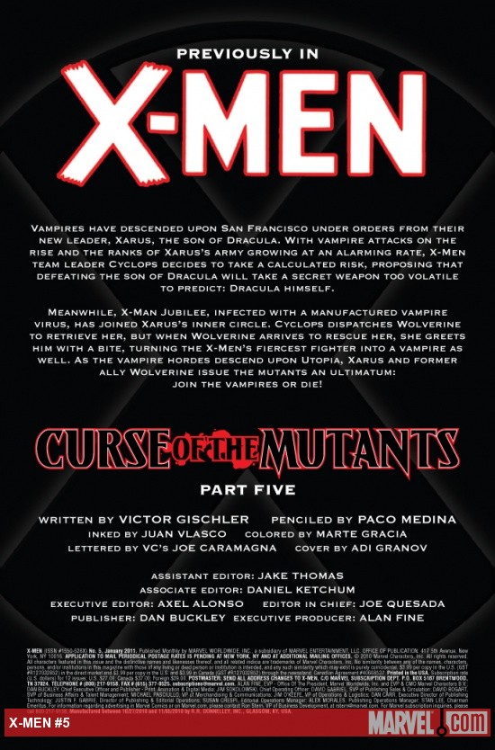 X-MEN #5 preview page by Paco Medina