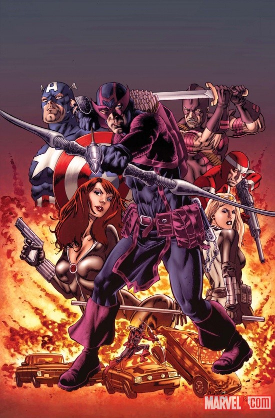 Hawkeye: Blind Spot #1 cover by Mike Perkins